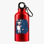 Металлическая бутылка 400 мл UV-DTF