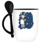 Кружка с ложкой