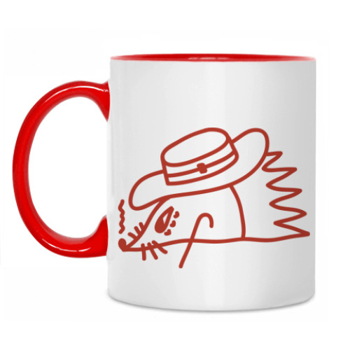 Кружка с принтом Ёж