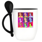 Кружка с ложкой