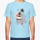 Классическая футболка Riding To The Beach