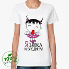 Женская футболка органик