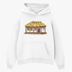 Толстовка худи оверсайз