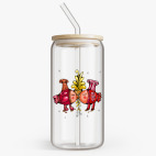 Банка с бамбуковой крышкой