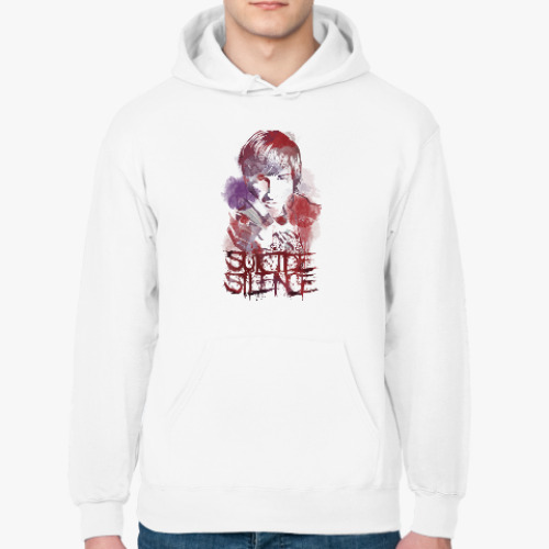 Толстовка худи с принтом  Митч Лакер - Suicide Silence