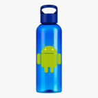 Прозрачная спортивная бутылка