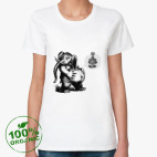 Женская футболка органик