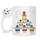 Кружка с футбольным мячиком