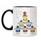 Кружка двухцветная