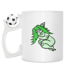 Кружка с футбольным мячиком