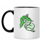 Кружка двухцветная