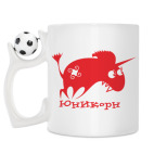 Кружка с футбольным мячиком