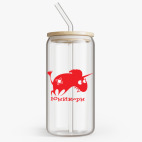 Банка с бамбуковой крышкой