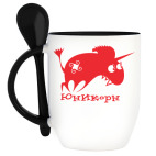 Кружка с ложкой