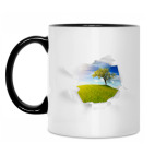 Кружка двухцветная