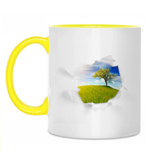 Кружка с принтом Landscape Frame