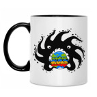 Кружка двухцветная