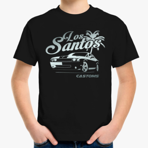 Детская футболка с принтом Los Santos Customs