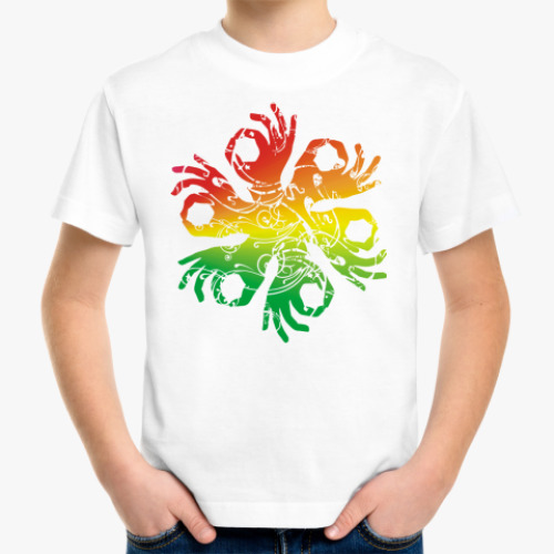 Детская футболка с принтом ОК