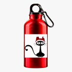 Металлическая бутылка 400 мл UV-DTF