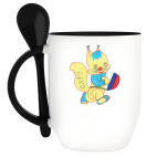 Кружка с ложкой