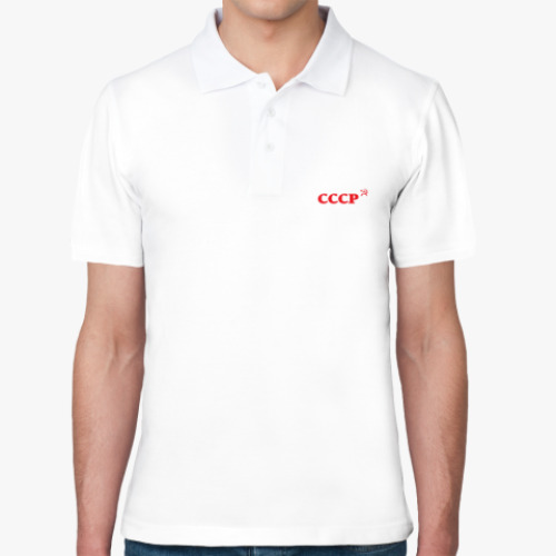 Рубашка поло с принтом СССР