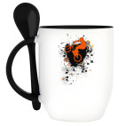 Кружка с ложкой