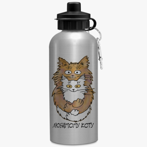 Бутылка с карабином (500 мл) Влюблённые