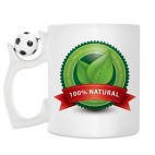 Кружка с футбольным мячиком