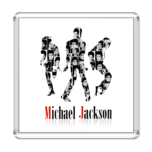 Магнит с принтом  Джексон