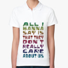 Женская рубашка поло