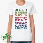 Женская футболка органик