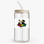 Банка с бамбуковой крышкой