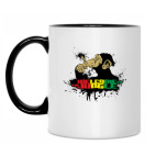 Кружка двухцветная