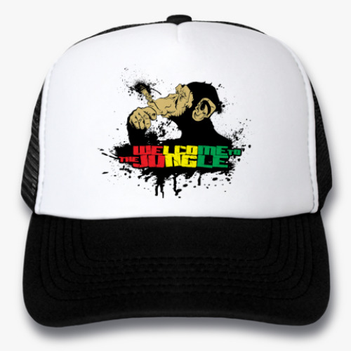 Кепка-тракер с принтом Welcome to the Jungle