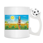 Кружка с футбольным мячиком