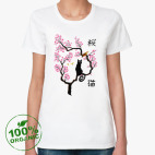 Женская футболка органик