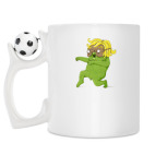 Кружка с футбольным мячиком