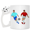 Кружка с футбольным мячиком