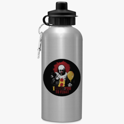 Бутылка с карабином (500 мл) Clown It by Stephen King