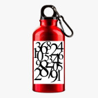 Металлическая бутылка 400 мл UV-DTF