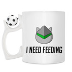 Кружка с футбольным мячиком