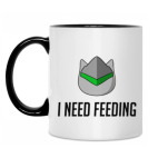 Кружка двухцветная