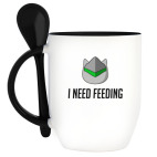 Кружка с ложкой