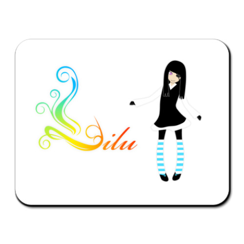 Коврик для мыши с принтом Lilu - кавай с вами