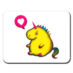 Пухлый единорог с сердечком