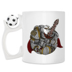 Кружка с футбольным мячиком
