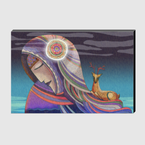 Холст с принтом 'Вечерняя звезда'