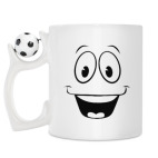 Кружка с футбольным мячиком