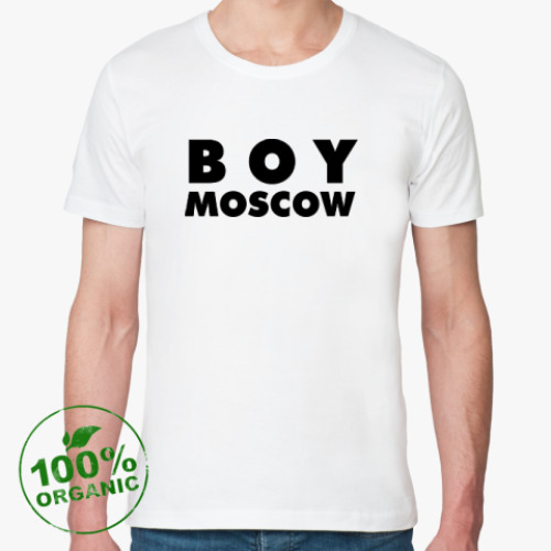 Футболка из органик-хлопка BOY MOSCOW